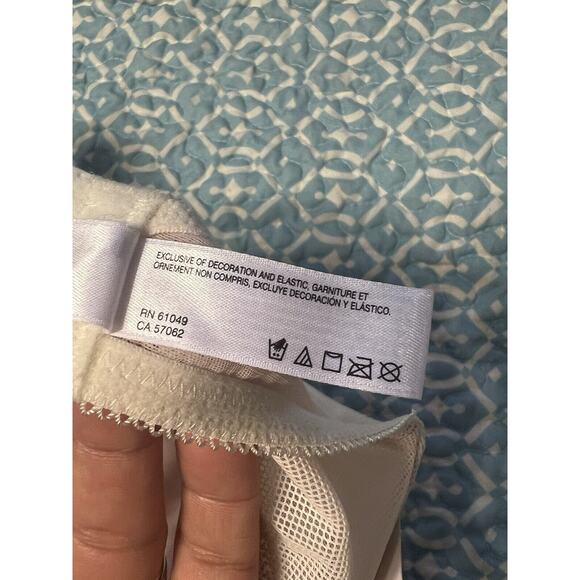 B.TEMPTED CIAO BELLA BALCONY CREAM/PINK UNDERWIRED BRA 32DD - Picture 5 of 6